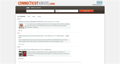 Desktop Screenshot of connecticutjobsite.com